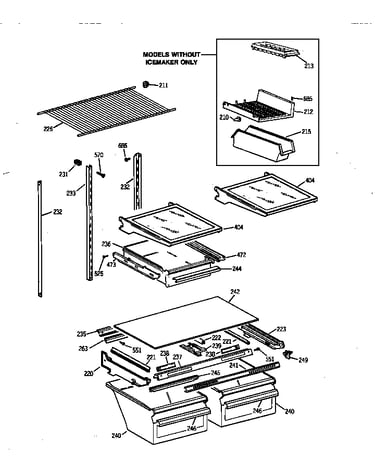 Shelf parts