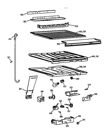 Compartment separator parts