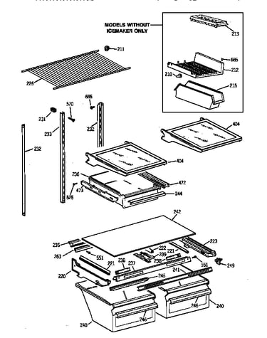 Shelf parts