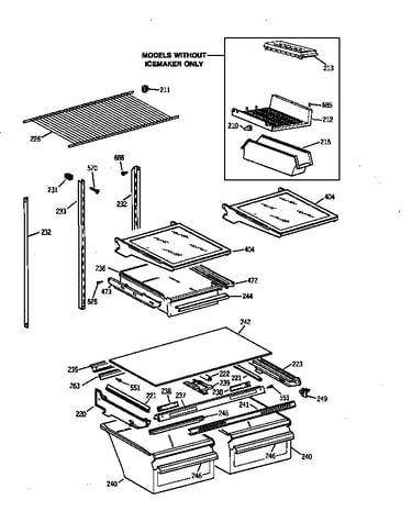 Shelf parts