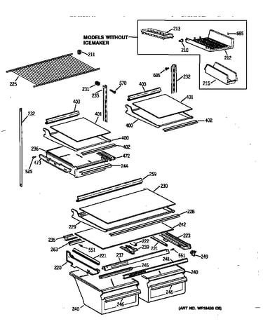 Shelf parts