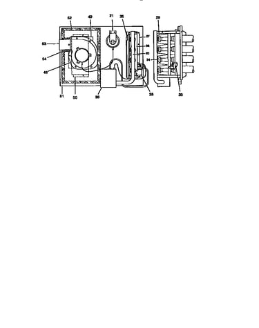 Gas heat section