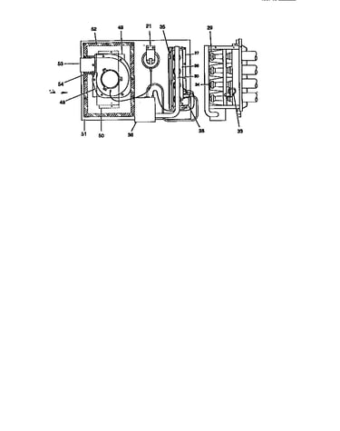 Gas heat section