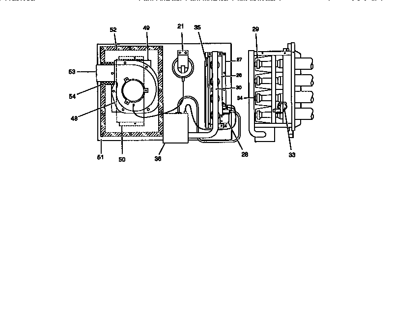 Gas heast section
