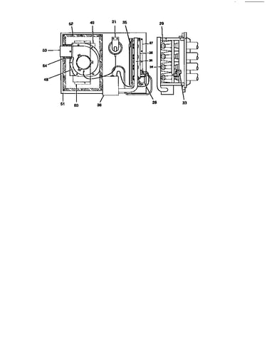 Gas heat section