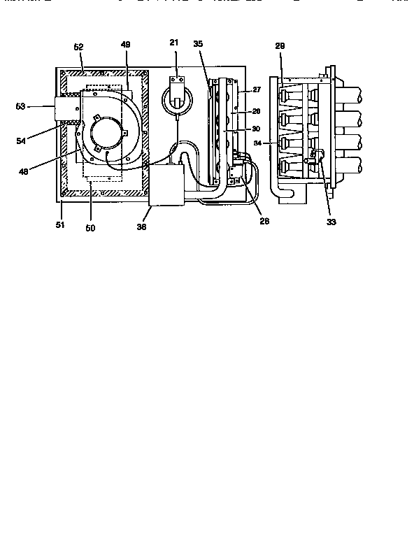 FIG. 3 - GAS HEAT SECTION