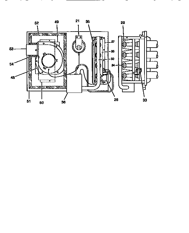 Fig. 3 - gas heat section