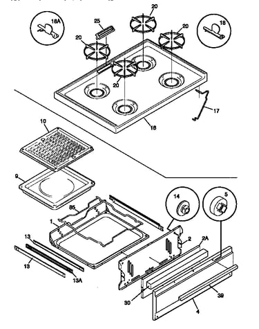 Top/drawer