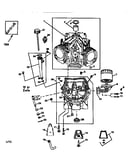 Cylinder block, dipstick