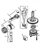 Crankshaft and piston