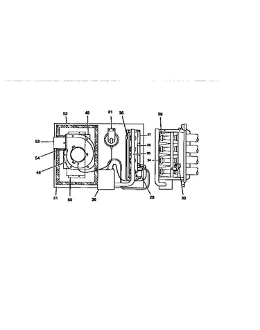 Gas heat section