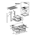 GE TBX24JABCRAA shelf parts diagram