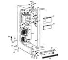 GE TFX22QRBAWW freezer section diagram