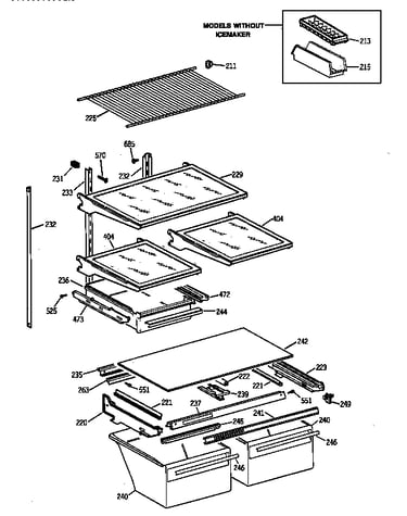 Shelf parts