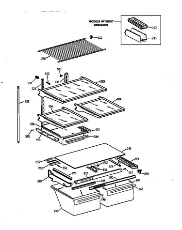 Shelf parts