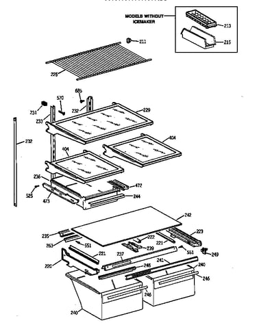 Shelf parts