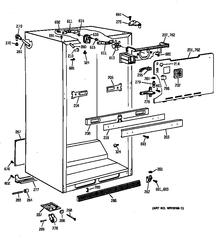 Cabinet parts