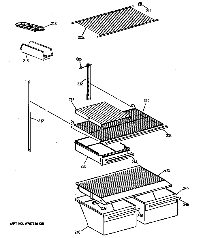 Shelf parts