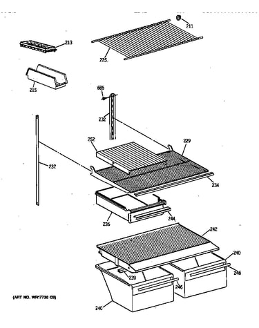 Shelf parts