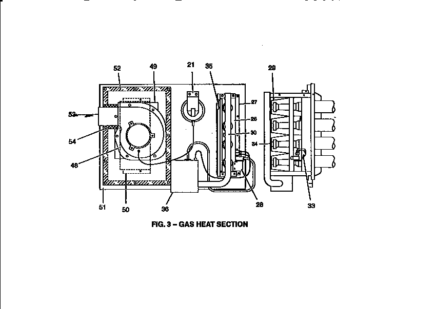 GAS HEAT SECTION