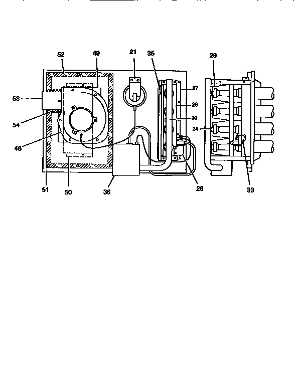 FIG. 3 - GAS HEAT SECTION