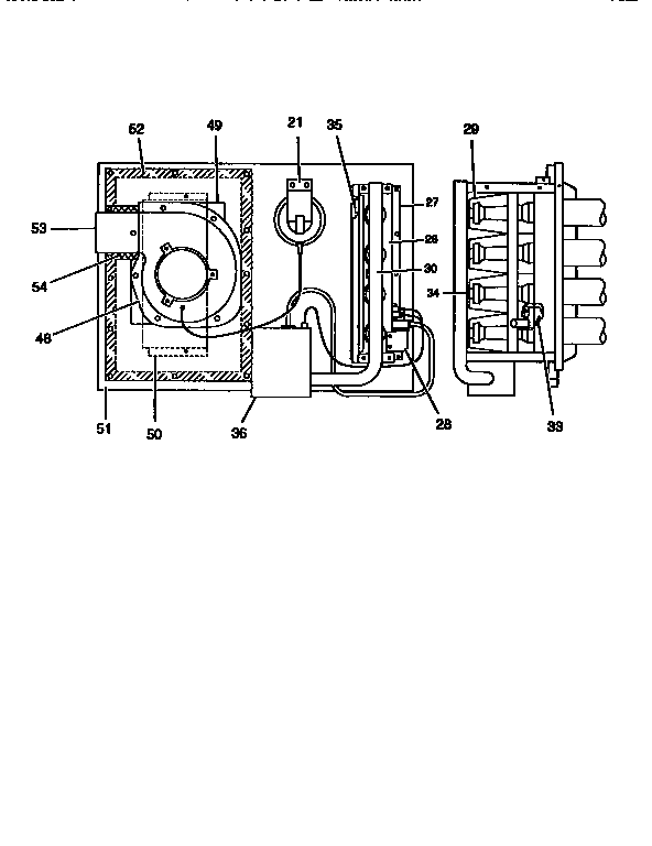 FIG. 3 - GAS HEAT SECTION