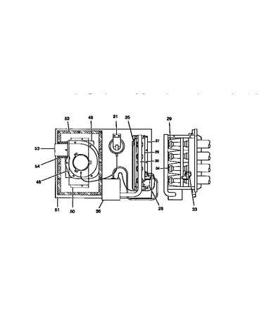 Gas heat section
