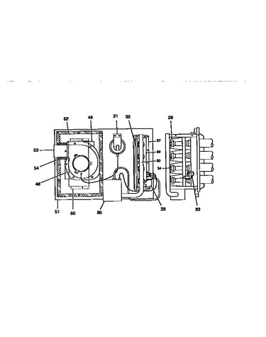 Gas heat section