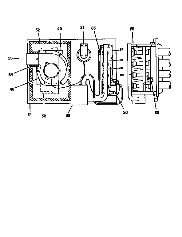 Fig. 3 - gas heat section