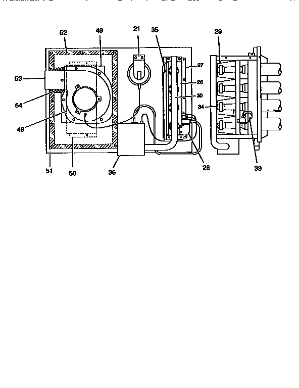 FIG. 3 - GAS HEAT SECTION