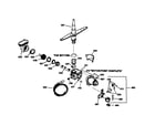 Kenmore 36314375791 motor-pump mechanism diagram