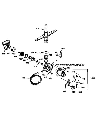 Motor-pump mechanism