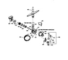 Kenmore 36314378890 motor-pump mechanism diagram
