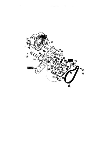 Engine/drive assembly