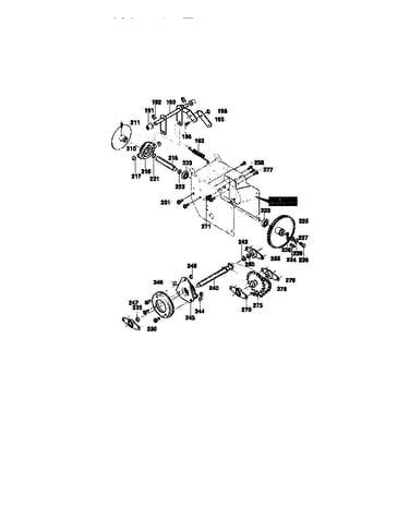 Drive components assembly