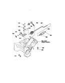 Chute control rod assembly