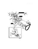Motor and bracket assembly