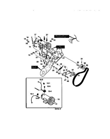 Motor and bracket assembly