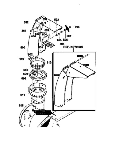 Discharge chute assembly