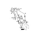 Craftsman 536881260 handle assembly diagram