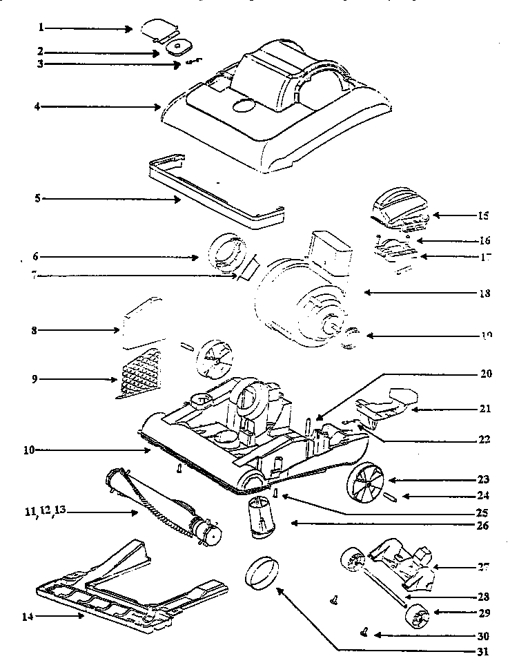 NOZZLE AND MOTOR ASSEMBLY