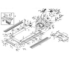 Proform 831297670 motor and walking belt assembly diagram