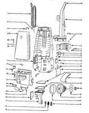 Handle and bag housing