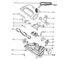 Eureka 6975B nozzle and motor assembly diagram