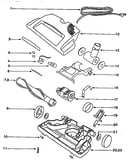 Nozzle and motor assembly