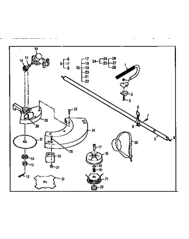 Shaft/handle/stringhead