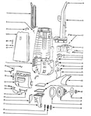 Handle and bag housing