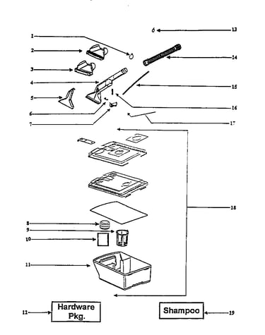 Recovery tank assembly