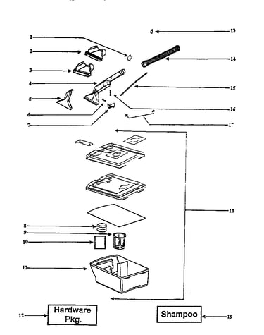 Recovery tank assembly