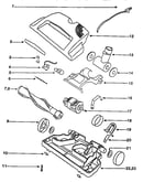 Nozzle and motor assembly